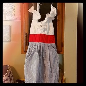 B. Smart Americana halter dress size 4